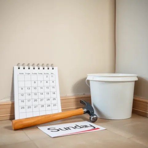 czy można remontować mieszkanie w niedzielę