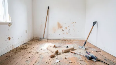 czy przy remoncie lepiej cyklinowac najpierw podloge czy malowac sciany