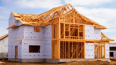 dom budowany metodą kanadyjską