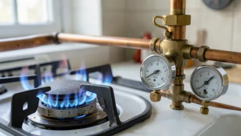 jakie ciśnienie gazu ziemnego w instalacji domowej