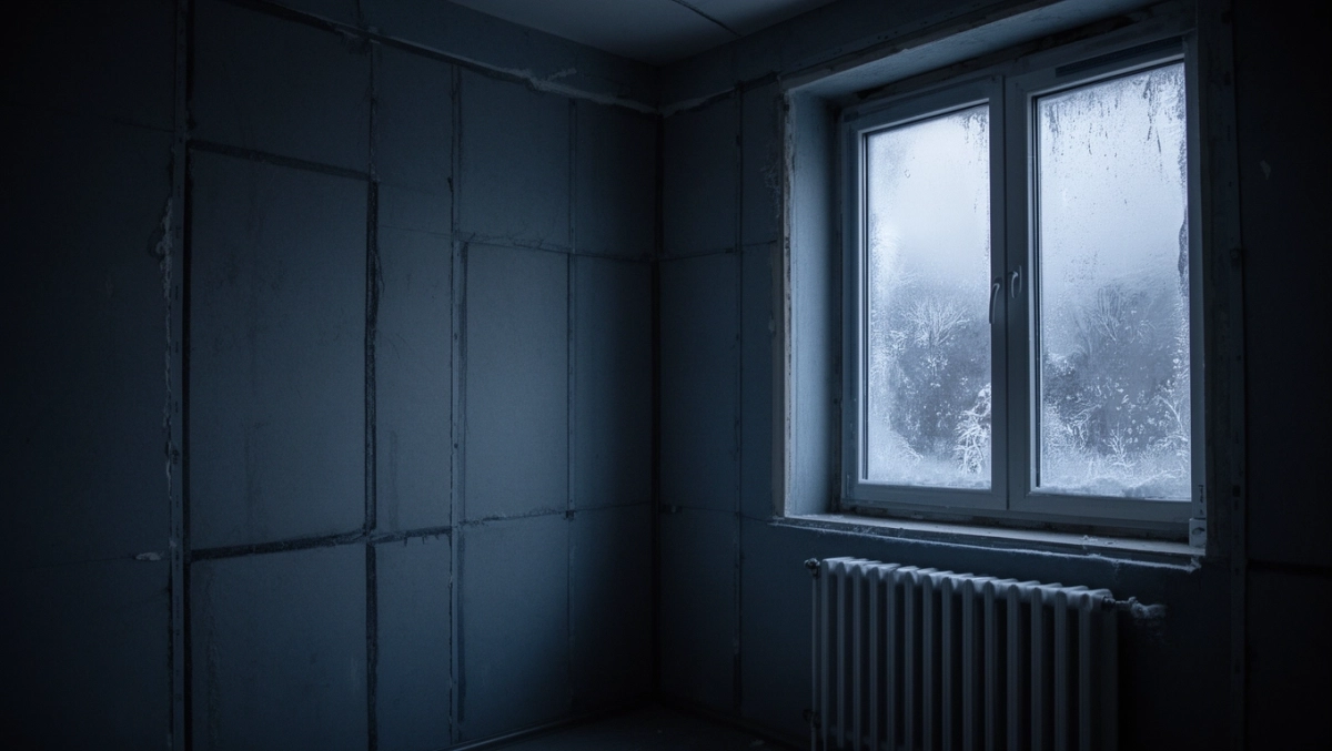 zimno w domu po ociepleniu
